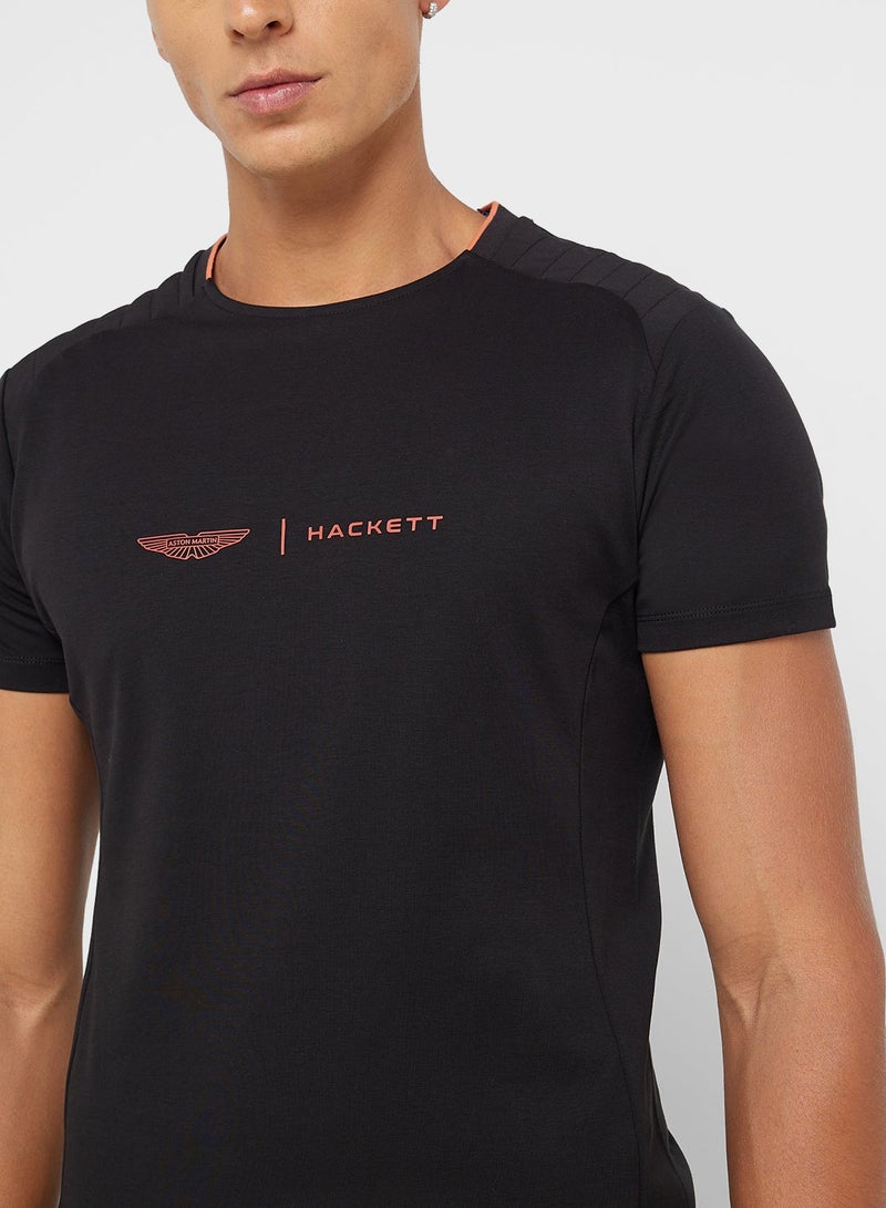 Hackett Logo Crew Neck T-Shirt - Image 3